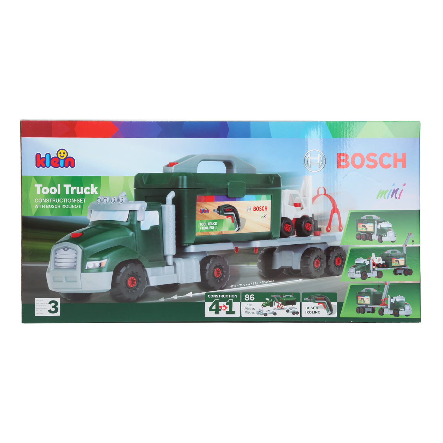 Набор инструментов Klein Bosch Tool Truck Set + Ixolino 8640 купить по цене  499 ₽ в интернет-магазине Детский мир