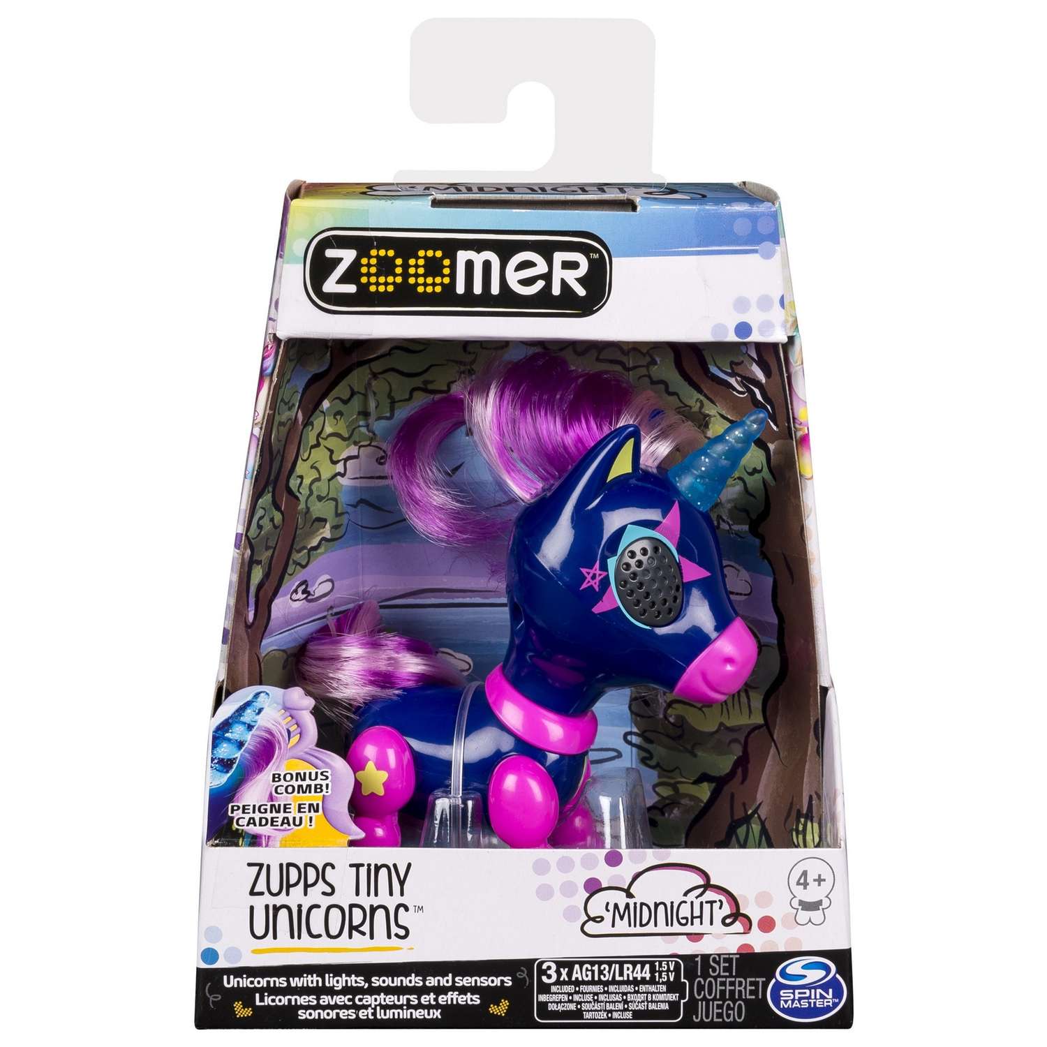 Игрушка Zoomer Lollipets Счастливый Единорог Midnight электронная 6044201/20101107 - фото 2