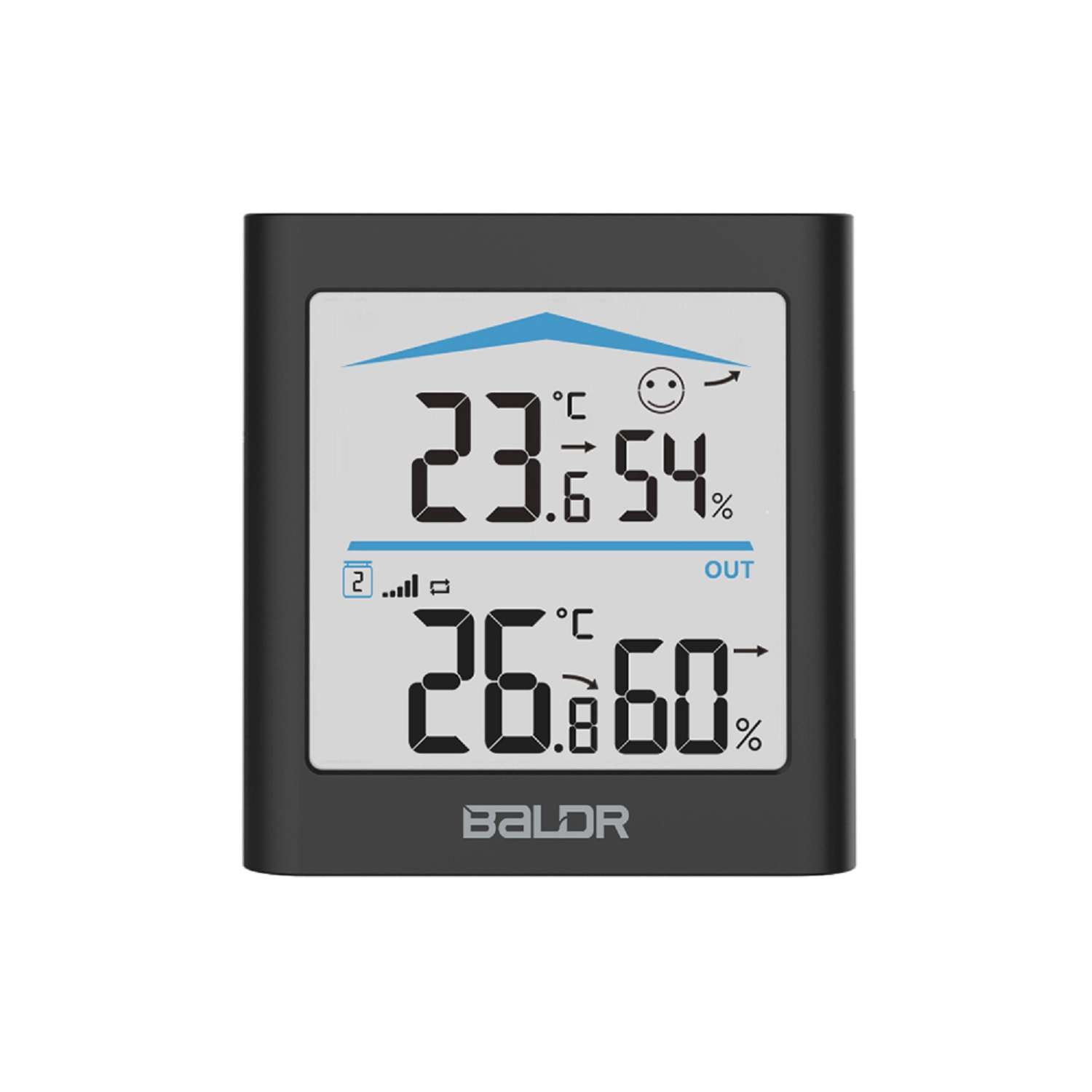 Цифровой термогигрометр Baldr черный - фото 7