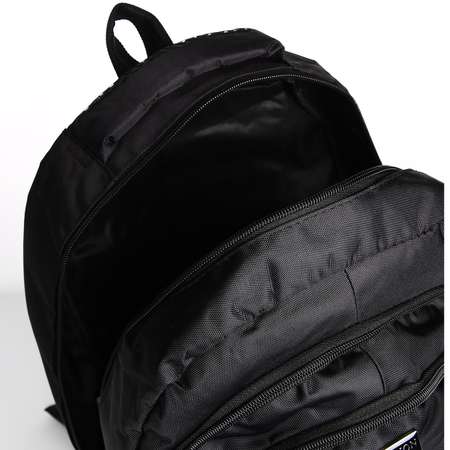 Рюкзак Sima-Land 4 наружных кармана цвет чёрный