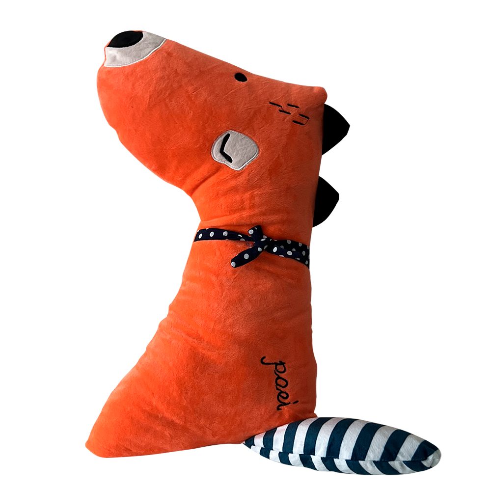 Подушка для путешествий Territory игрушка на ремень безопасности Рыжая лиса с бантиком - фото 1