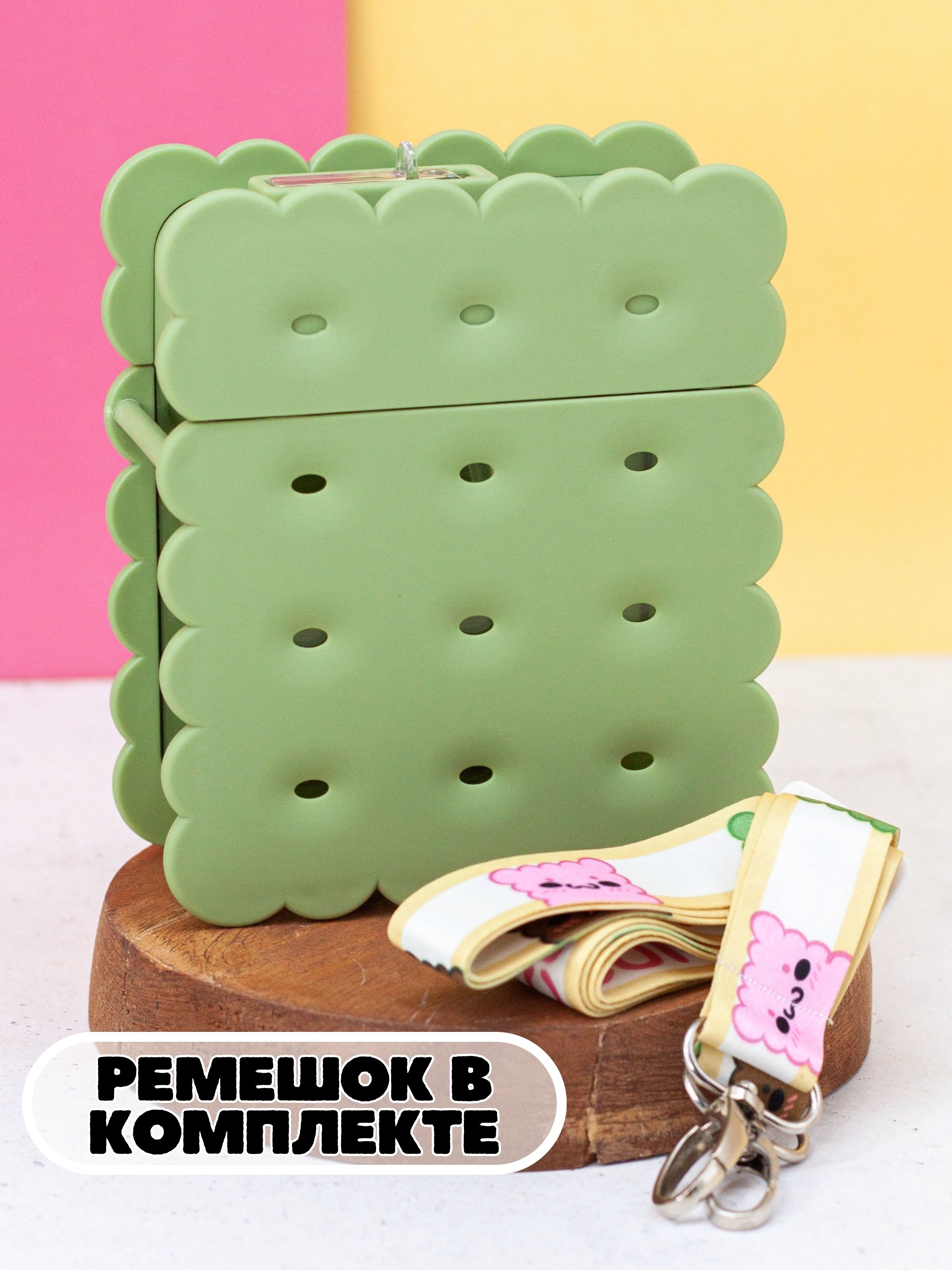 Бутылка для воды спортивная iLikeGift Cookie green 380 мл - фото 3