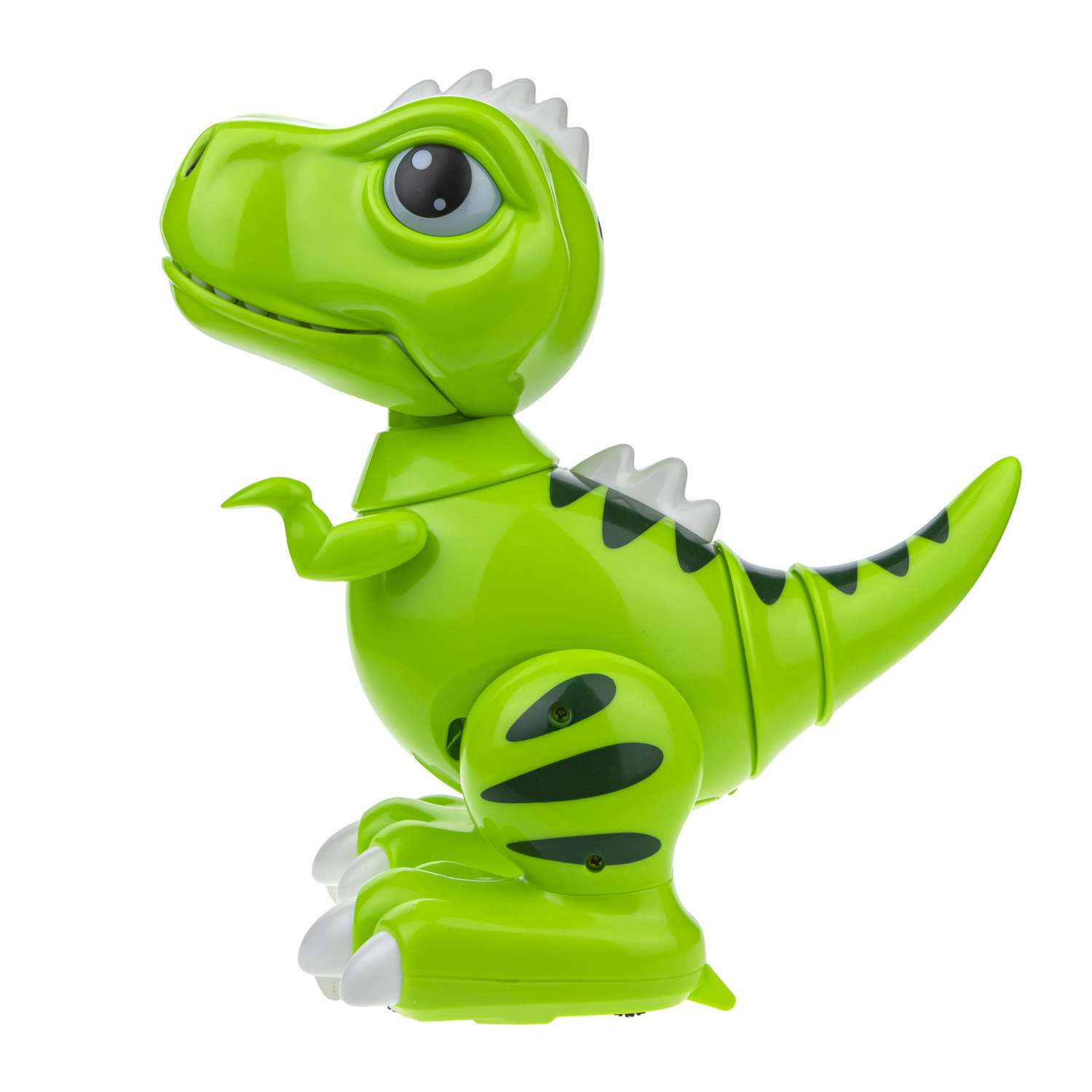 Интерактивная игрушка Robo Pets Динозавр Т-РЕКС зеленый на РУ со световыми звуковыми и эффектами движения - фото 7