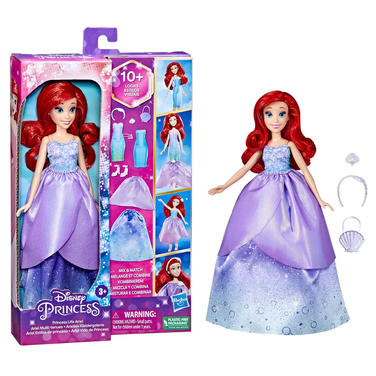 Набор игровой Disney Princess Hasbro Гламурная Ариэль F46245X0 F46245X0 - фото 5