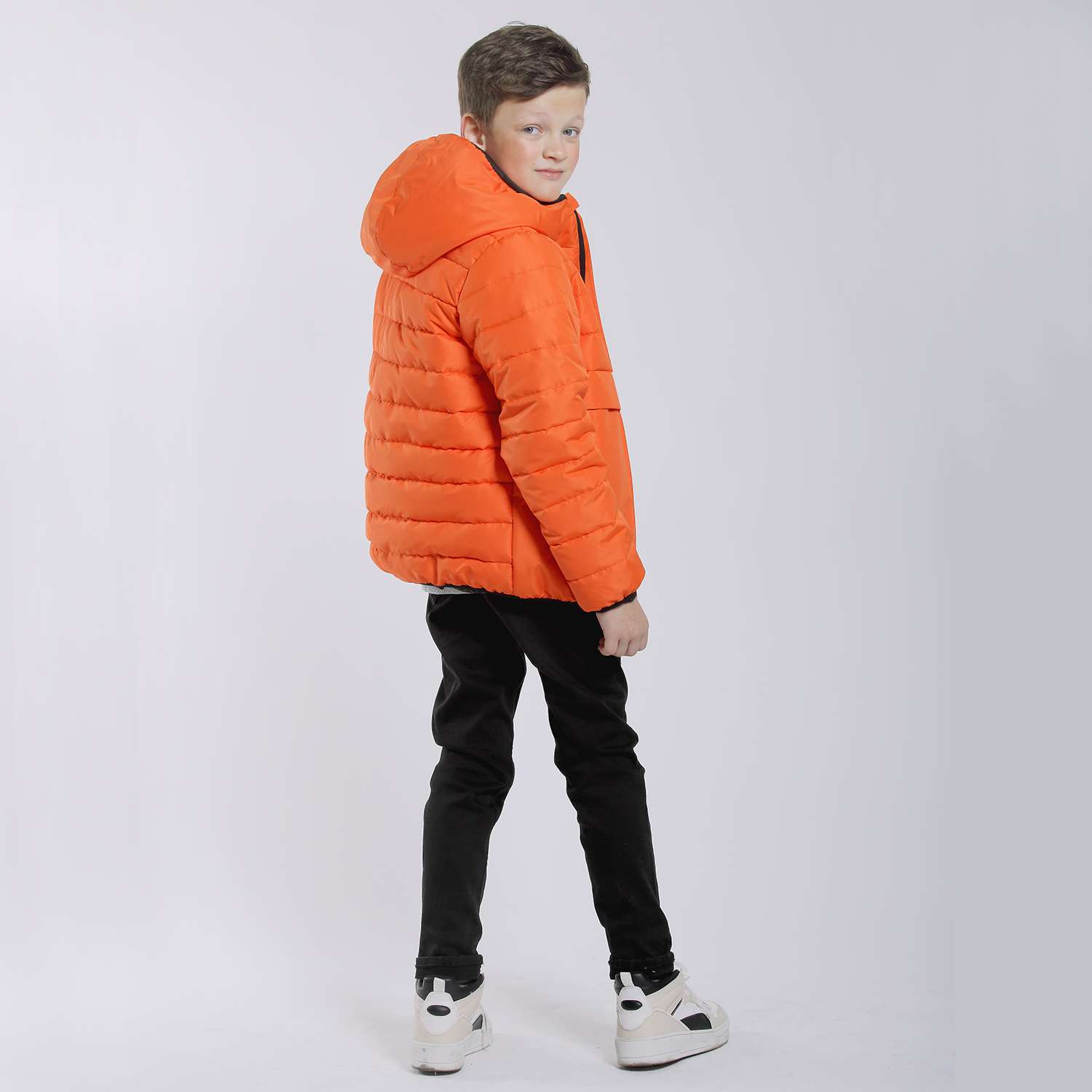 Куртка Orso Bianco OB20924-02_оранжевый - фото 5