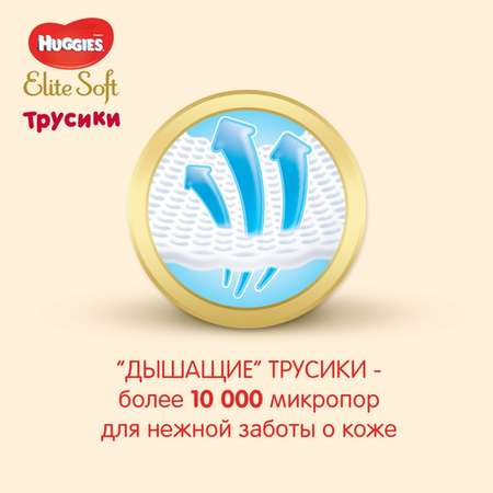 Подгузники-трусики Huggies Elite Soft 6 15-25кг 38шт