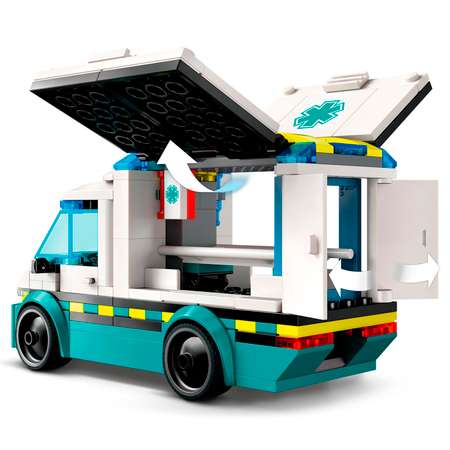 Конструктор детский LEGO City Машина Скорой помощи