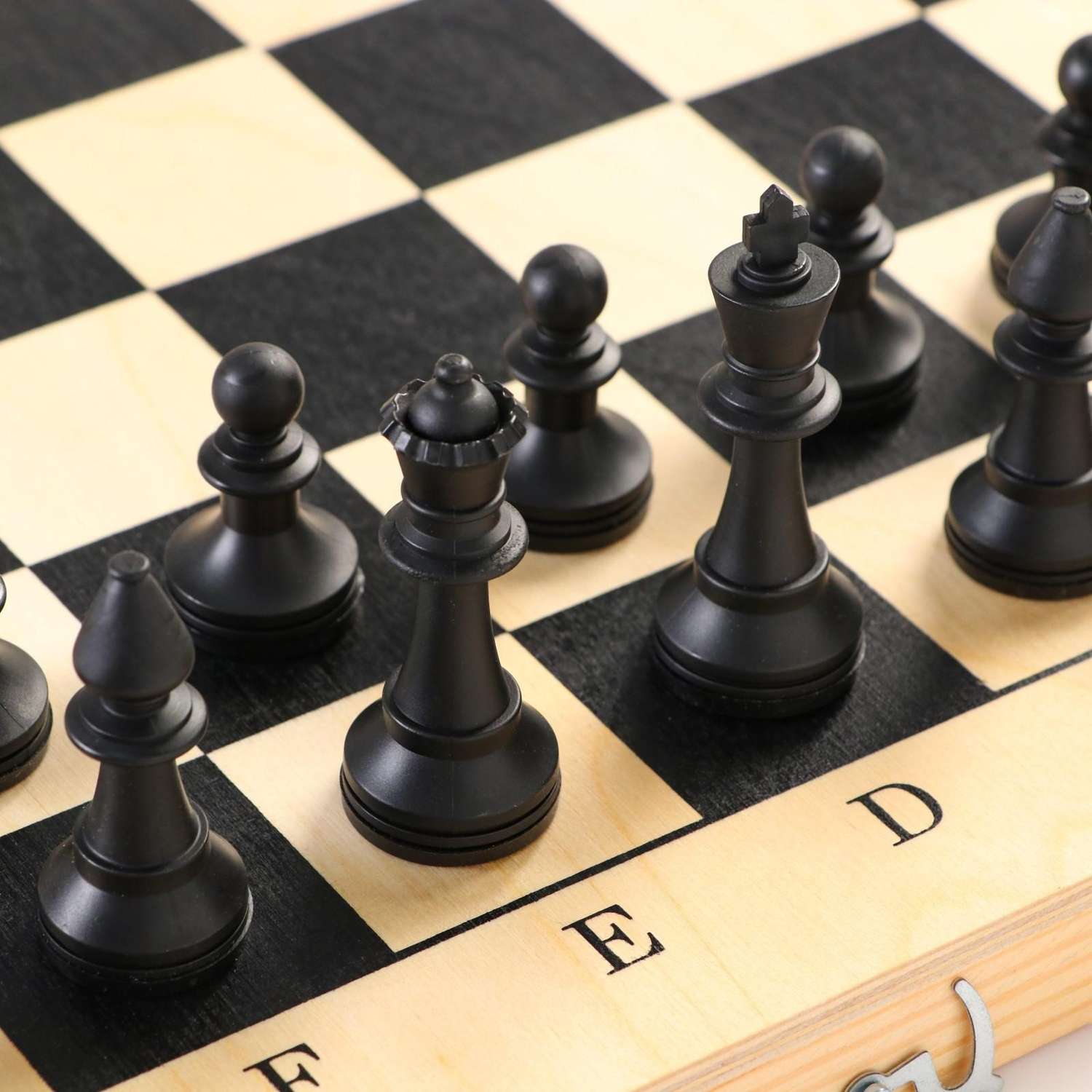 Настольная игра Sima-Land 3 в 1 шахматы шашки нарды деревянная доска 40 х 40 см - фото 5