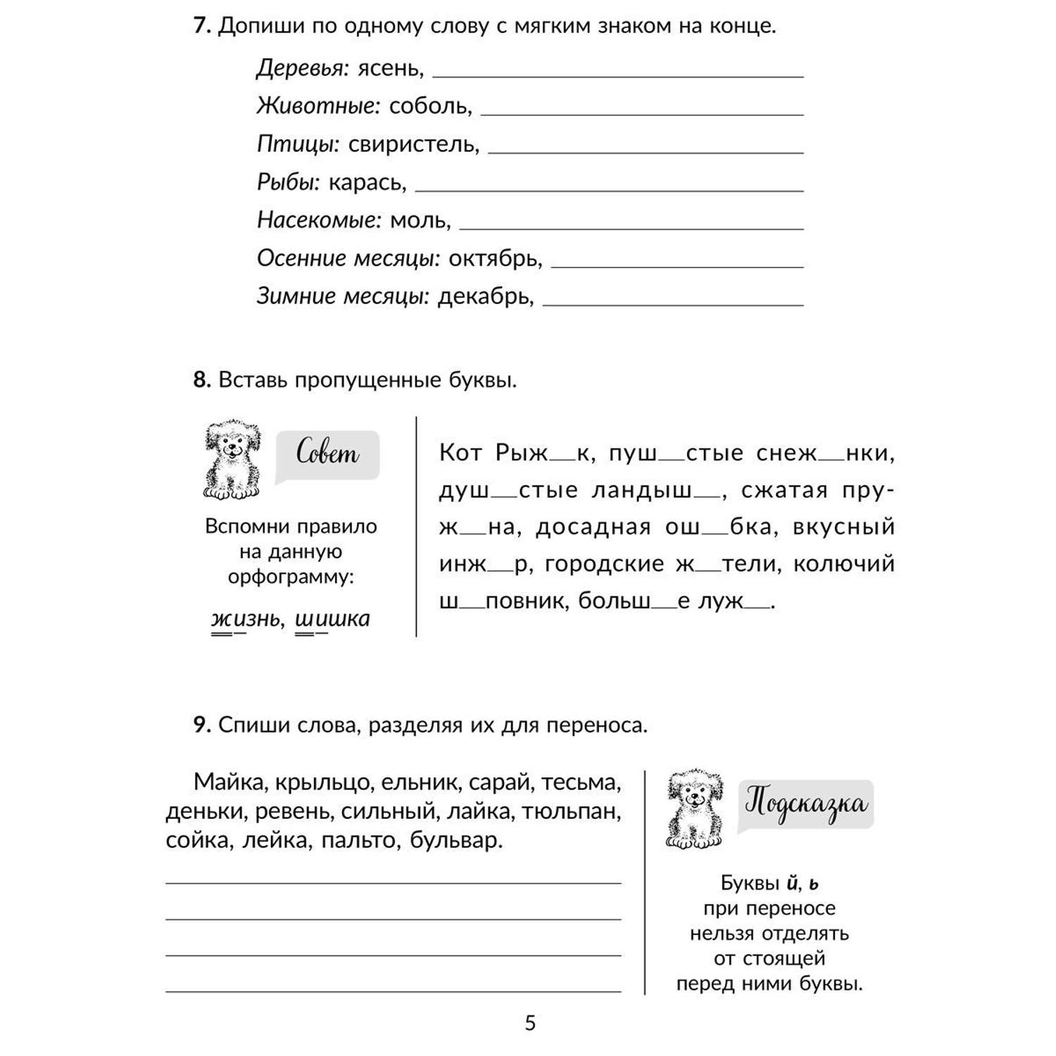 Книга ИД Литера Проверочные работы на все темы школьной программы по русскому языку. 1-4 классы - фото 4