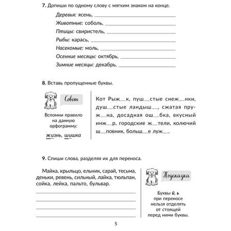 Книга ИД Литера Проверочные работы на все темы школьной программы по русскому языку. 1-4 классы