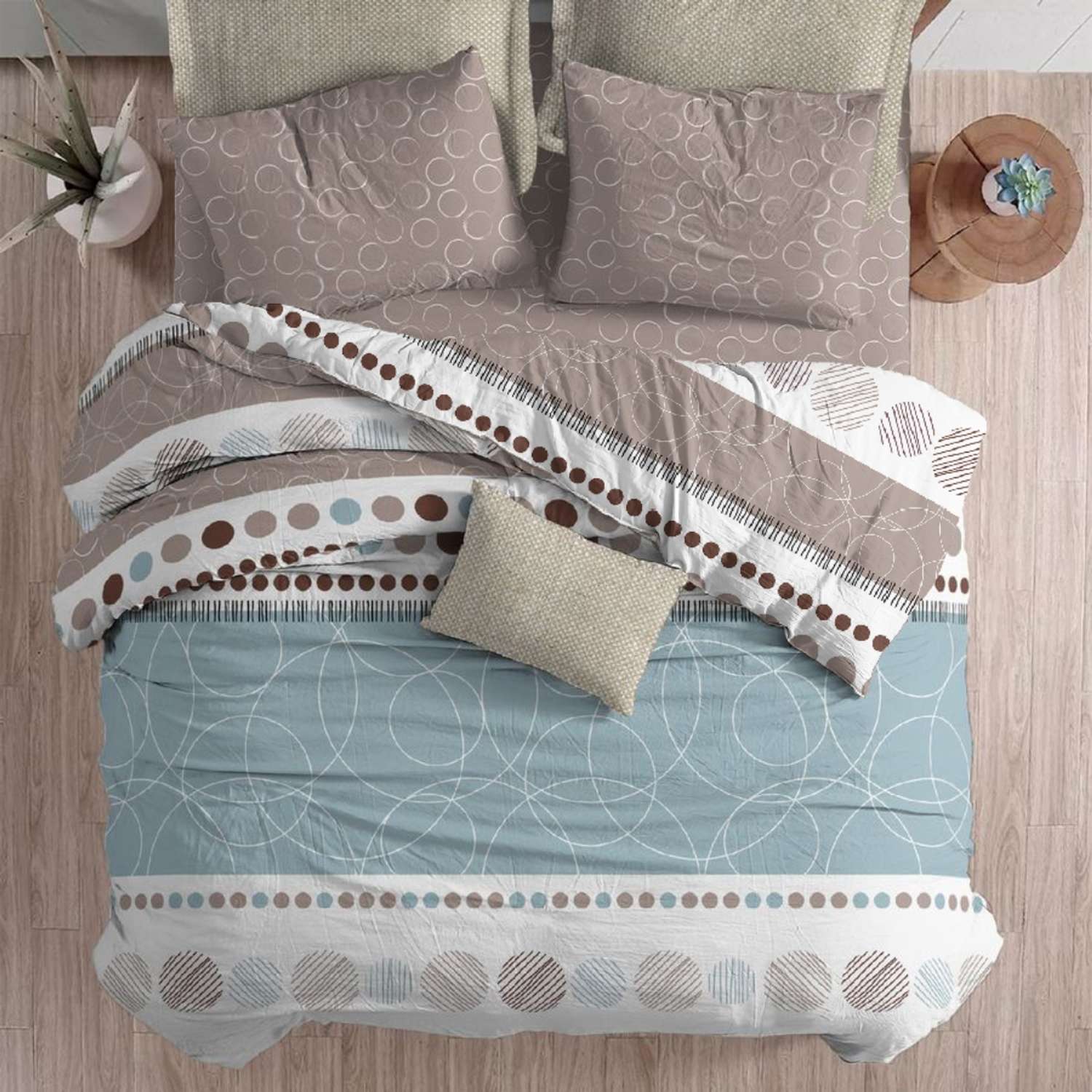Комплект постельного белья Bravo Финдли 1.5 спальный наволочки 70х70 см - фото 3