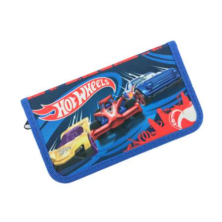 Пенал на молнии CENTRUM Hot Wheels 1 отделение 19х11 см