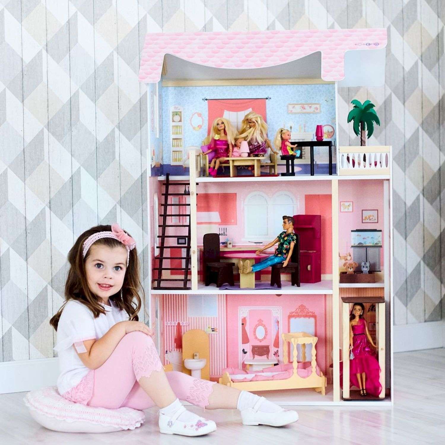 Кукольный домик Paremo Эмилия-Романья с мебелью 19предметов PD318-04 PD318-04 - фото 5