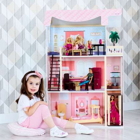 Кукольный домик Paremo Эмилия-Романья с мебелью 19предметов PD318-04