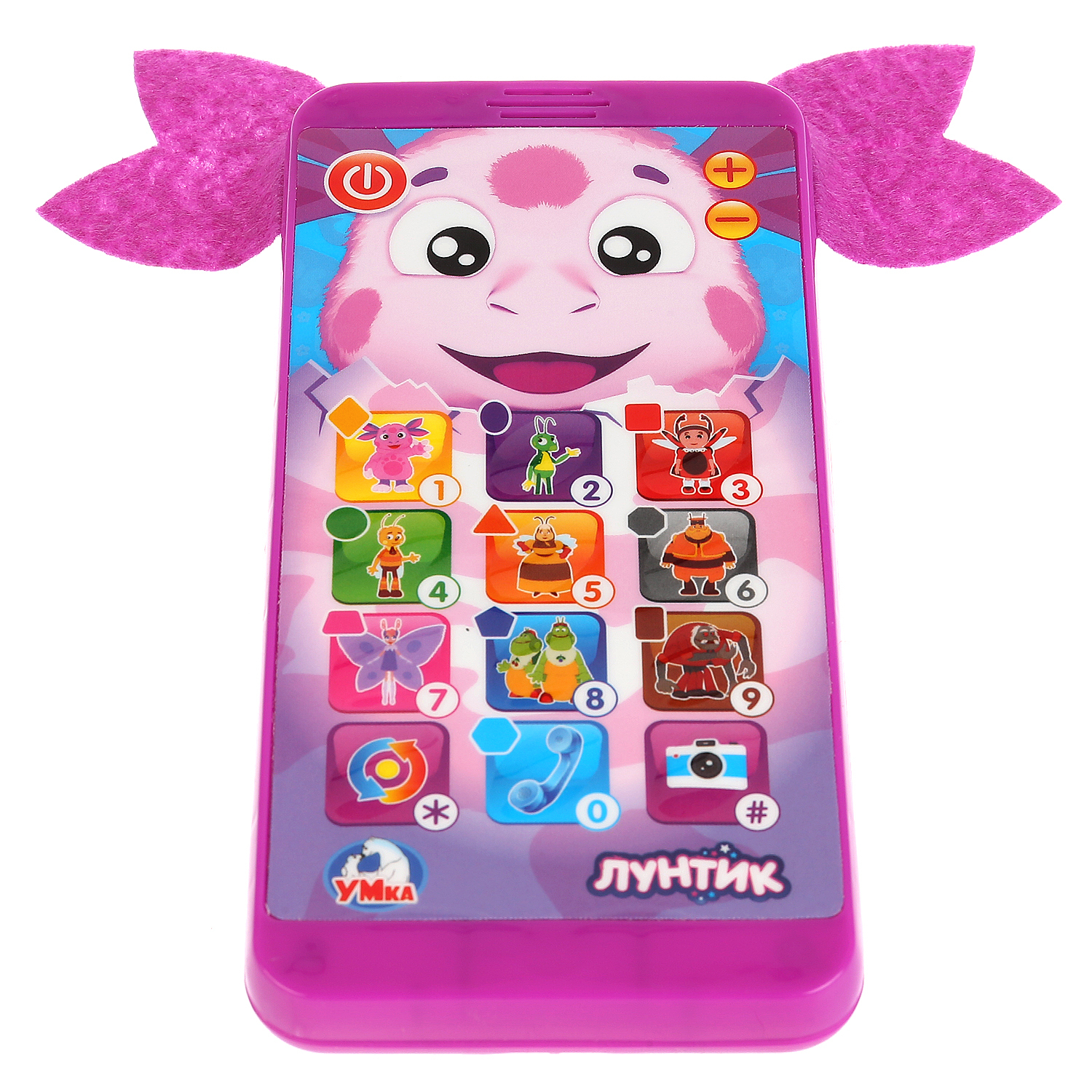 Игрушка УМка Телефон Лунтик музыкальный 271734 - фото 5