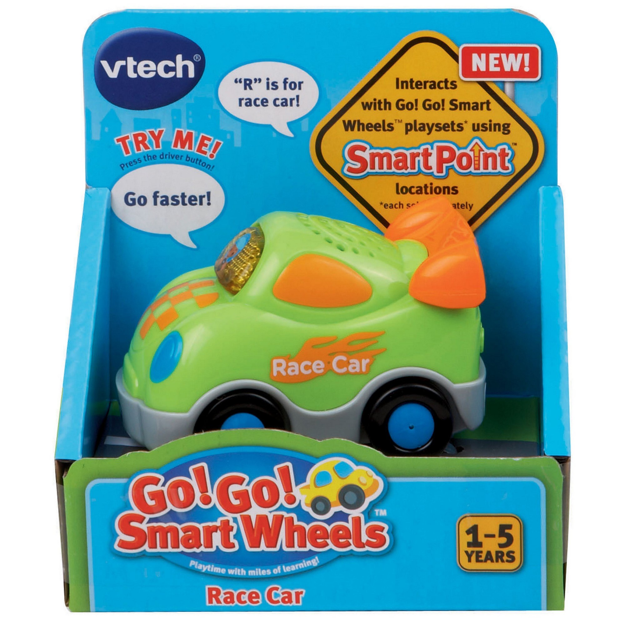 Игрушка Vtech Гоночная машина Бип-Бип Toot-Toot Drivers 80-143826 - фото 2