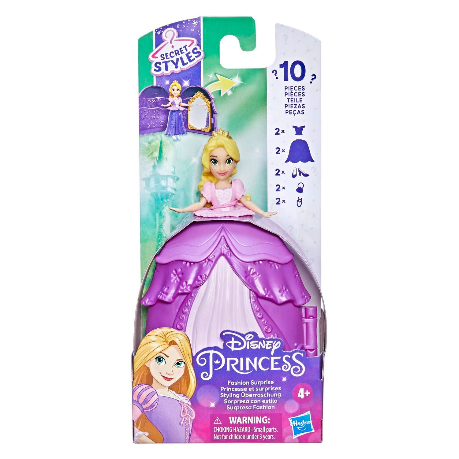 Набор игровой Disney Princess Hasbro Модный сюрприз Рапунцель F12495L0 F03785L0 - фото 2