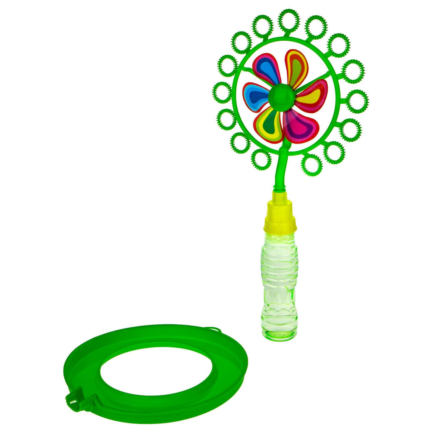 Мыльные пузыри Мы-шарики с ветрячком зеленые - фото 2