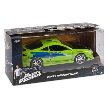 Машинка Fast and Furious Die-cast 1995 Mitsubshi Eclipse 1:32 металл