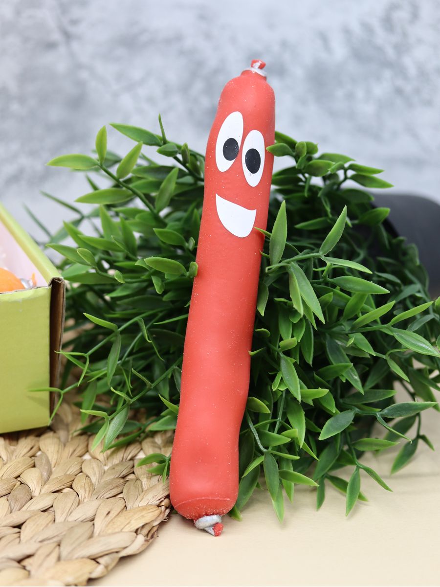 Мялка-антистресс iLikeGift Funny sausage red - фото 2