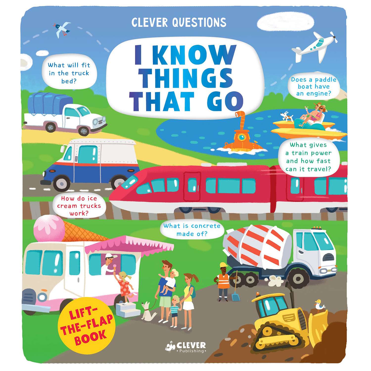 Things that go. Clever книги. I know things. Things that go. Board book.