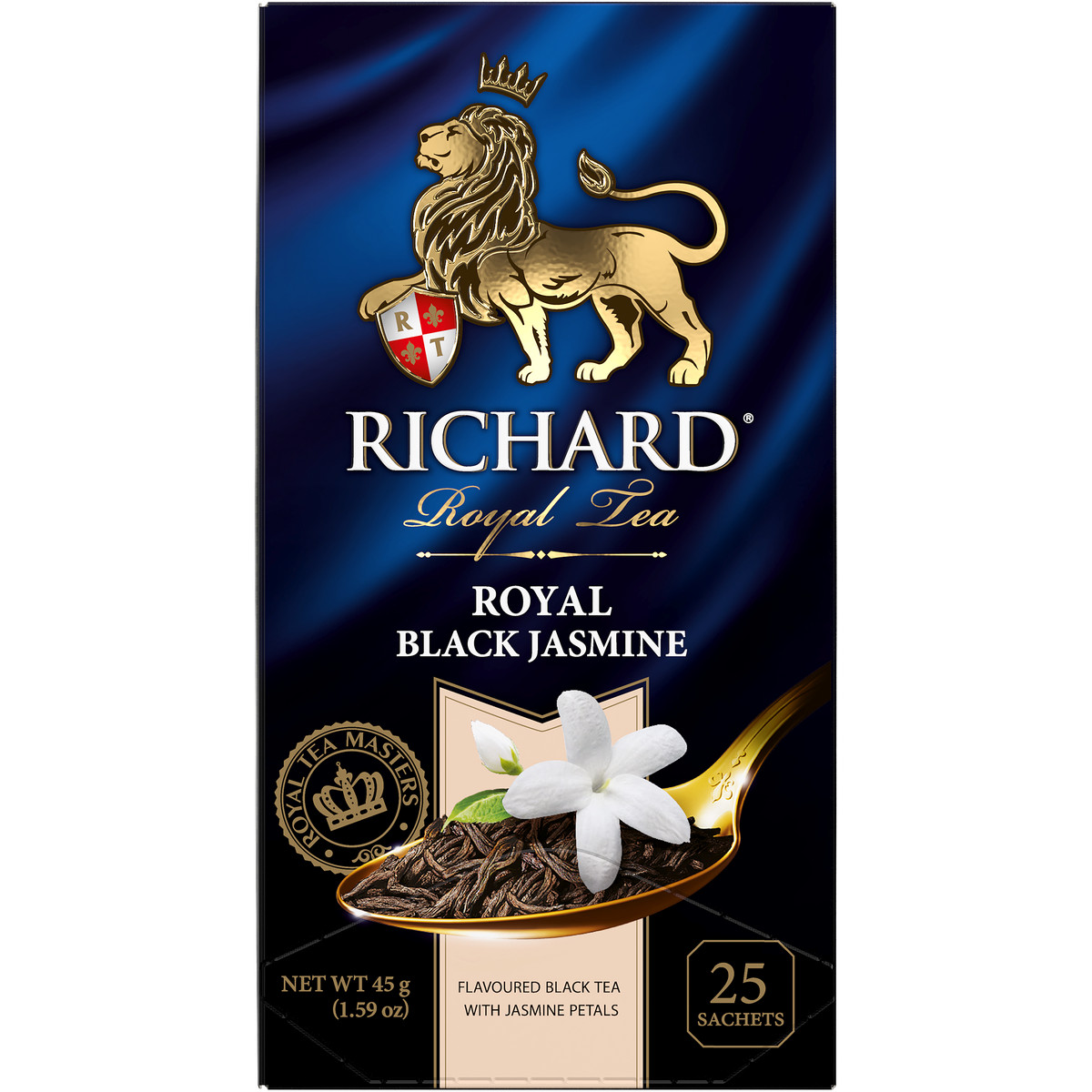 Чай черный Richard Royal Black Jasmine ароматизированный 25 пакетиков - фото 1