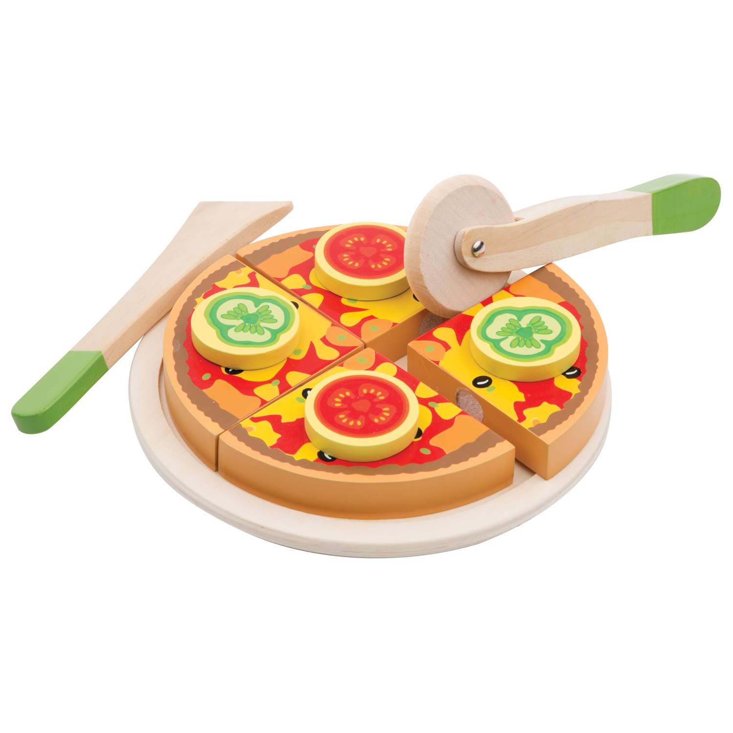Игровой набор New Classic Toys Пицца овощная 10587 - фото 2