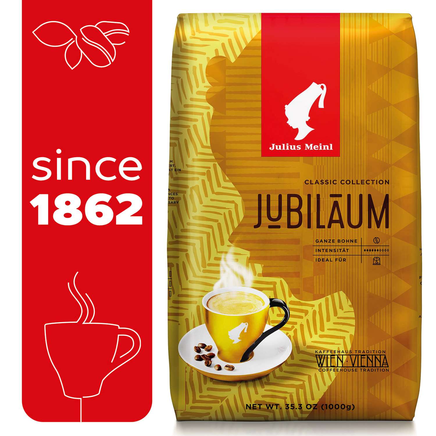 Кофе в зернах Julius Meinl Юбилейный Классическая Коллекция Jubilaum 1 кг - фото 1
