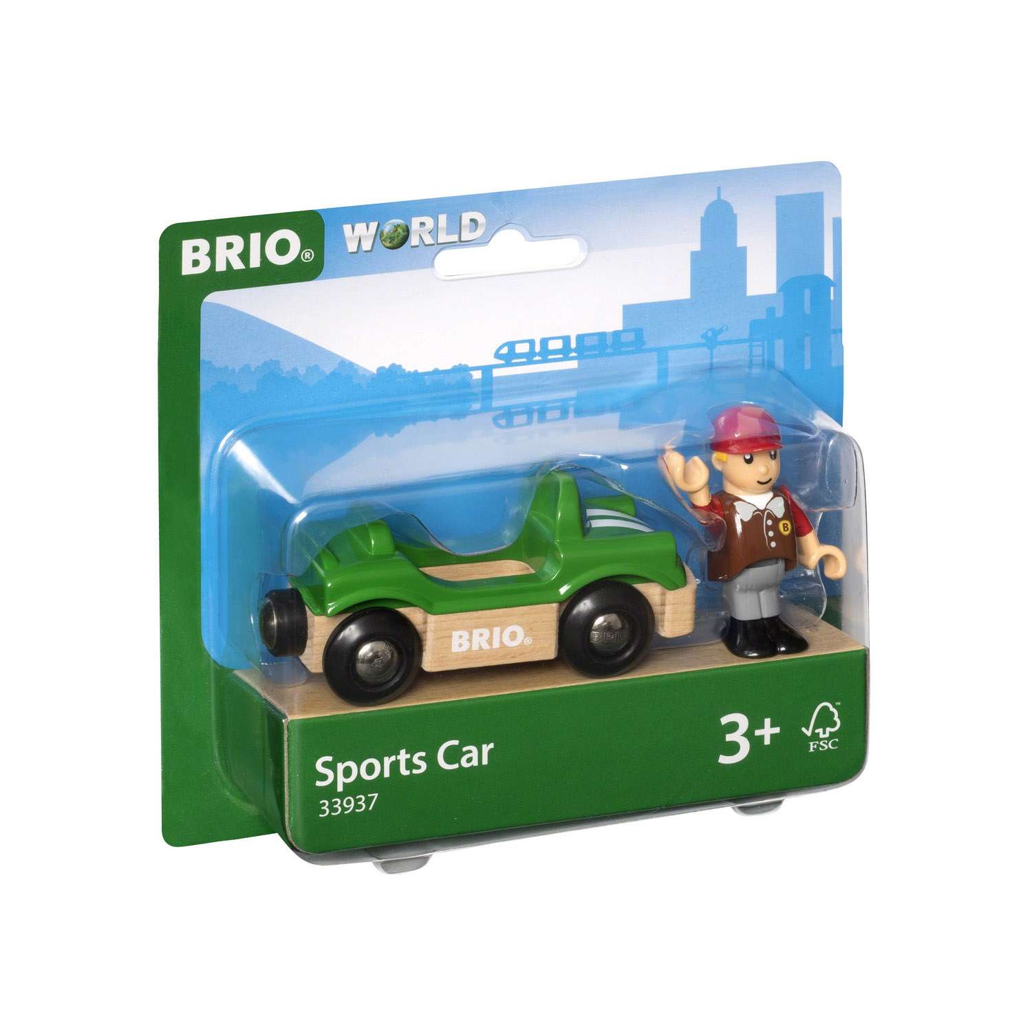 Игровой набор BRIO Спортивная машинка 2 элемента - фото 2