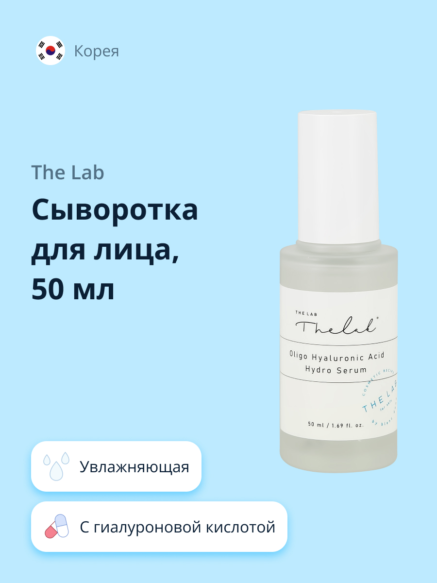 Сыворотка для лица THE LAB by blanc doux с гиалуроновой кислотой увлажняющая 50 мл - фото 2