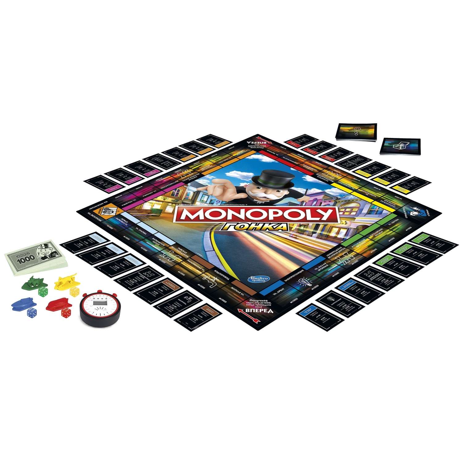 Игра настольная Monopoly (Games) Монополия Гонка E7033121 - фото 4