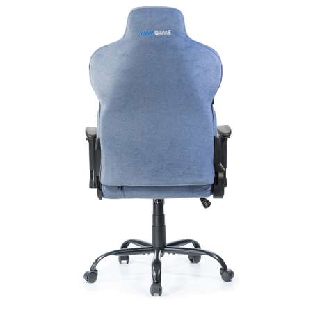 Кресло компьютерное VMMGAME UNIT FABRIC UPGRADE с регулируемой спинкой синяя ткань