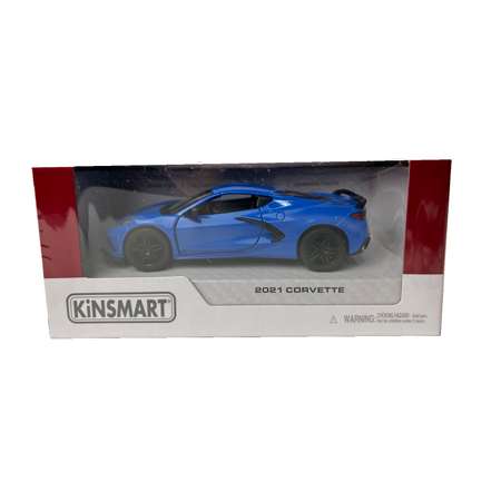 Модель KINSMART Корвет 2021 1:36 синяя