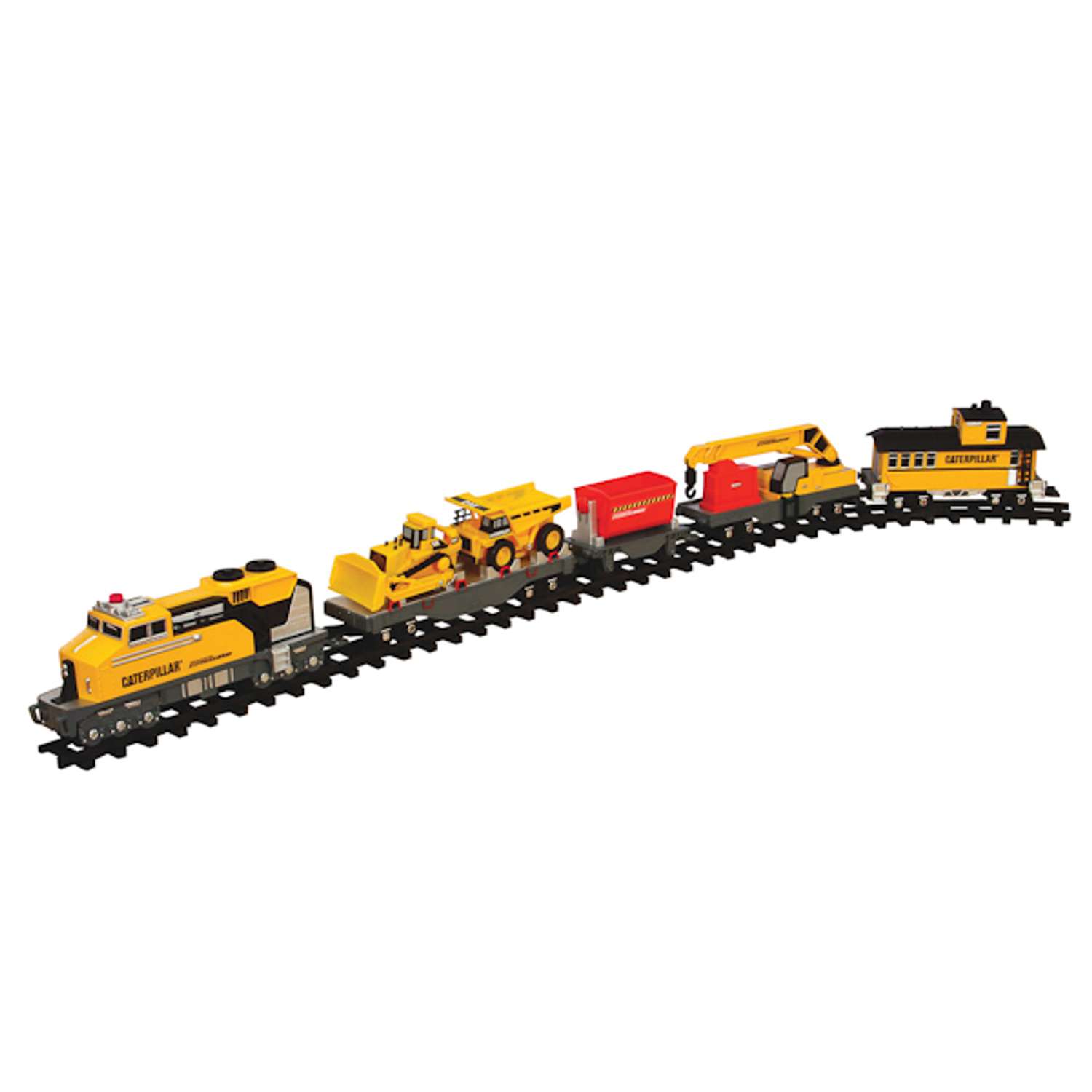 Железная дорога Toystate с поездом и 3 машинками 175229/55651TS - фото 1