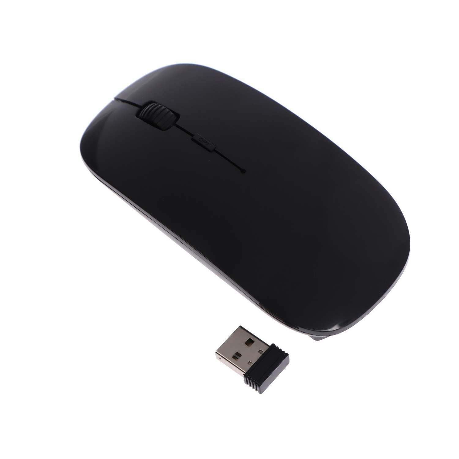 Мышь Luazon MB-1.0 беспроводная оптическая 1600 dpi USB Чёрная - фото 1