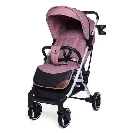 Коляска DEAREST 819 PLUS модель 2023 дымчато-розовый белая рама