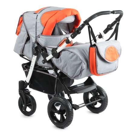 Коляска трансформер Babyton Pillo Grey-Orange