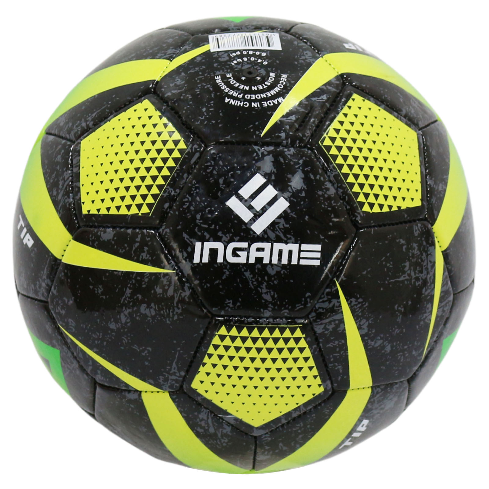 Мяч футбольный InGame TIP №5 желтый - фото 1