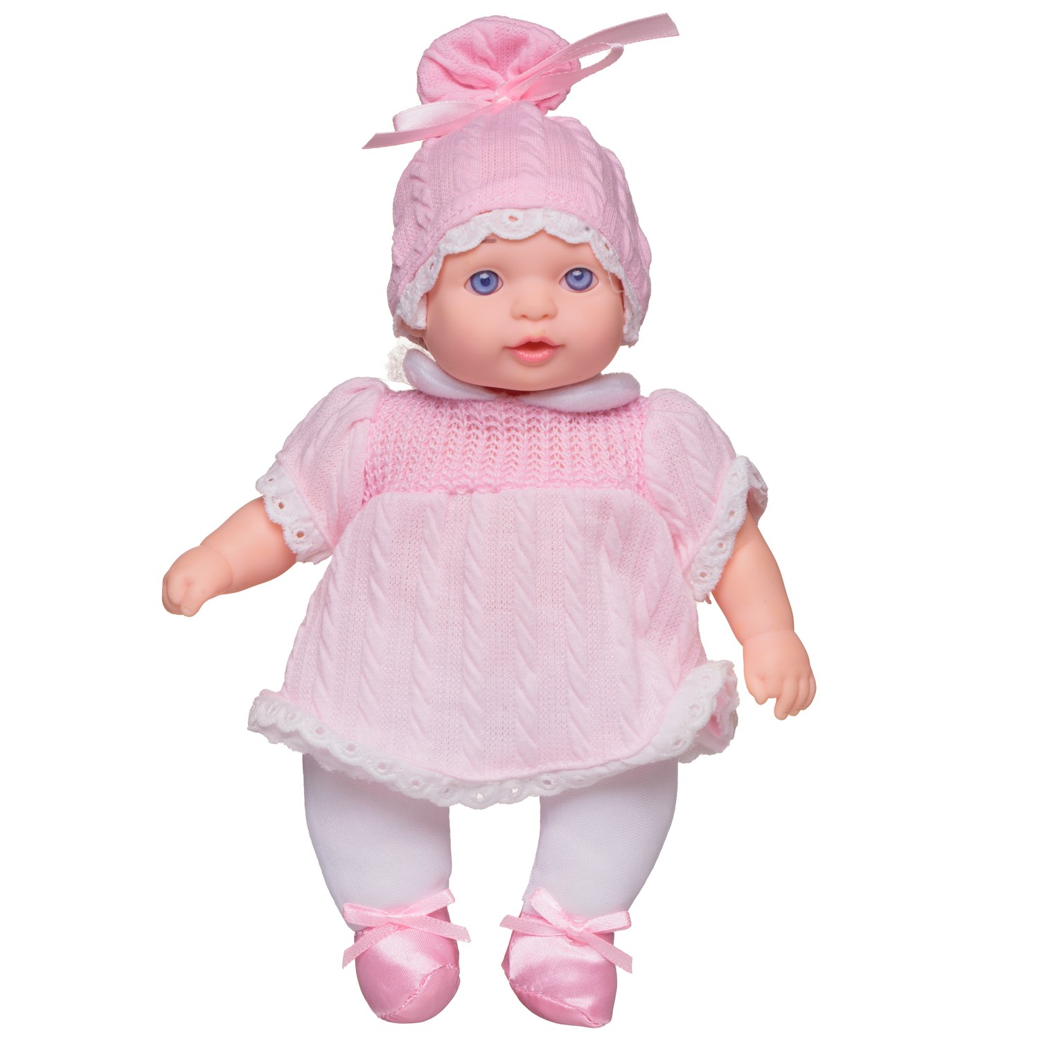 Игровой набор Abtoys Пупс Baby Ardana мягконабивной розовый 23см WJ-B5071/розовый - фото 1