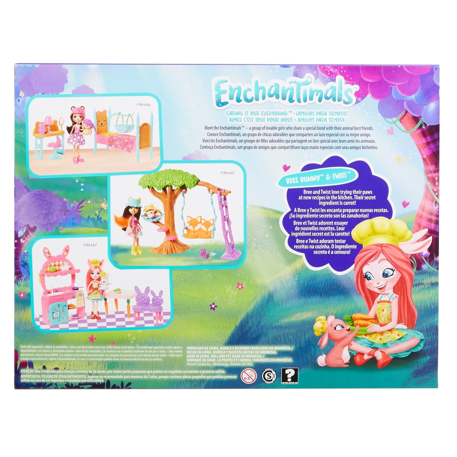 Набор игровой Enchantimals Кукла со зверюшкой Кролик Бри FRH47 FRH44 - фото 4