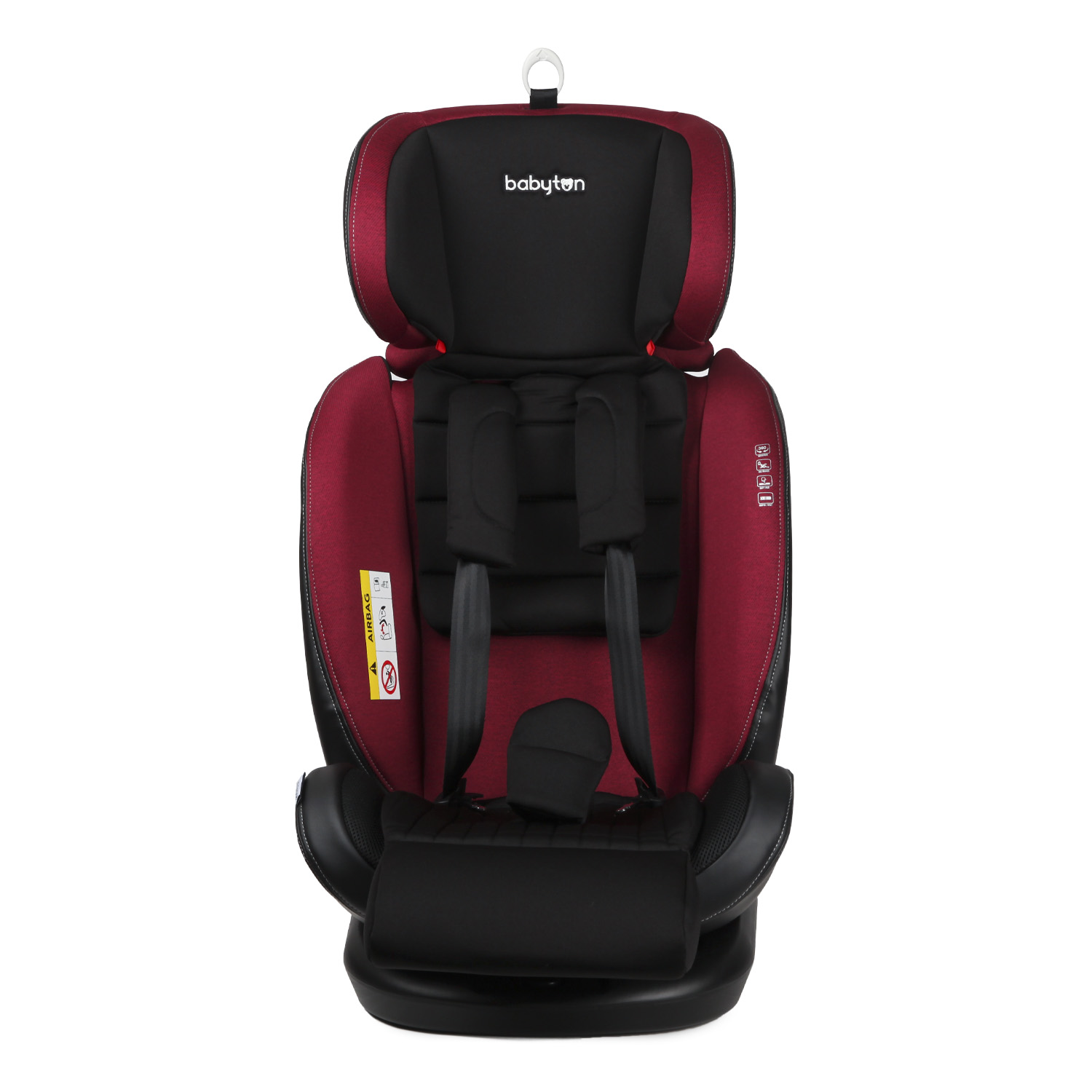 Автокресло Babyton Multi-Stage 0+/1/2/3 Isofix Black-Red - фото 11