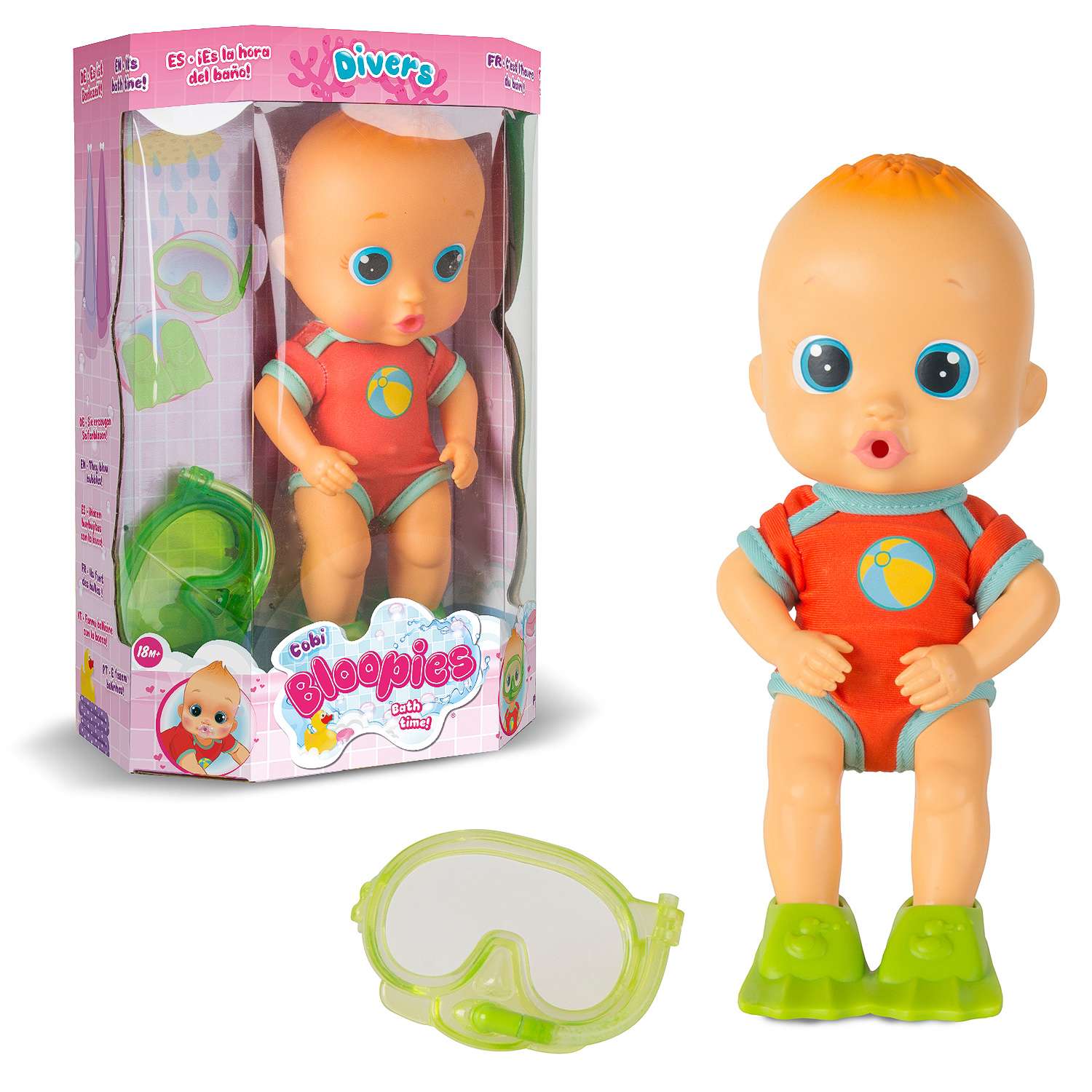 Кукла IMC Toys Bloopies для купания Cobi 24 см 95595 - фото 2