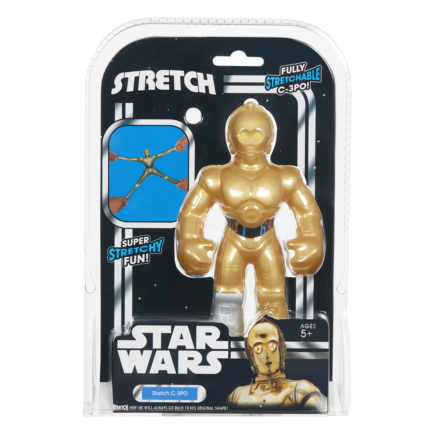 Фигурка Stretch Мини-Дроид C-3PO Си Трипио Звёздные Войны тянущаяся 41657 - фото 6