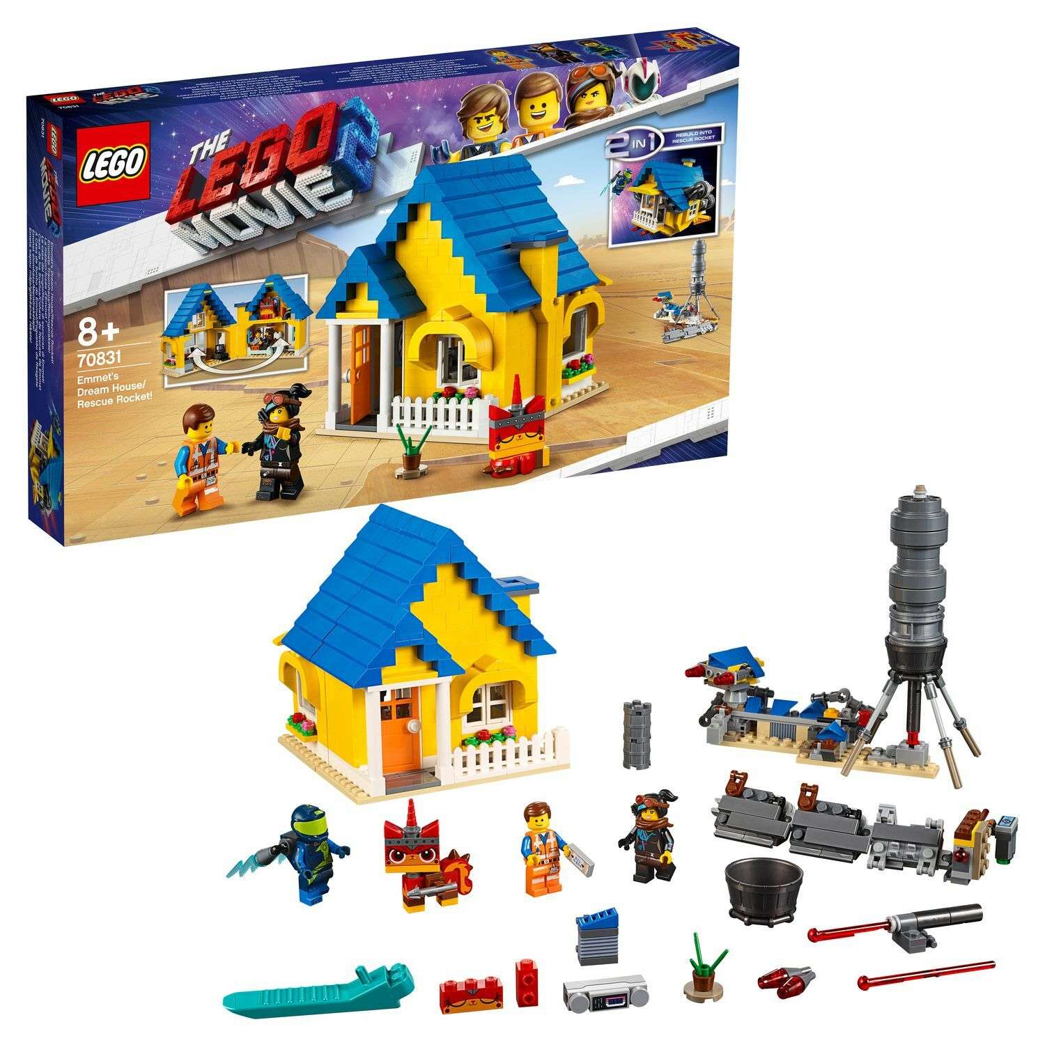 Конструктор LEGO Movie Дом мечты Спасательная ракета Эммета! 70831 - фото 1