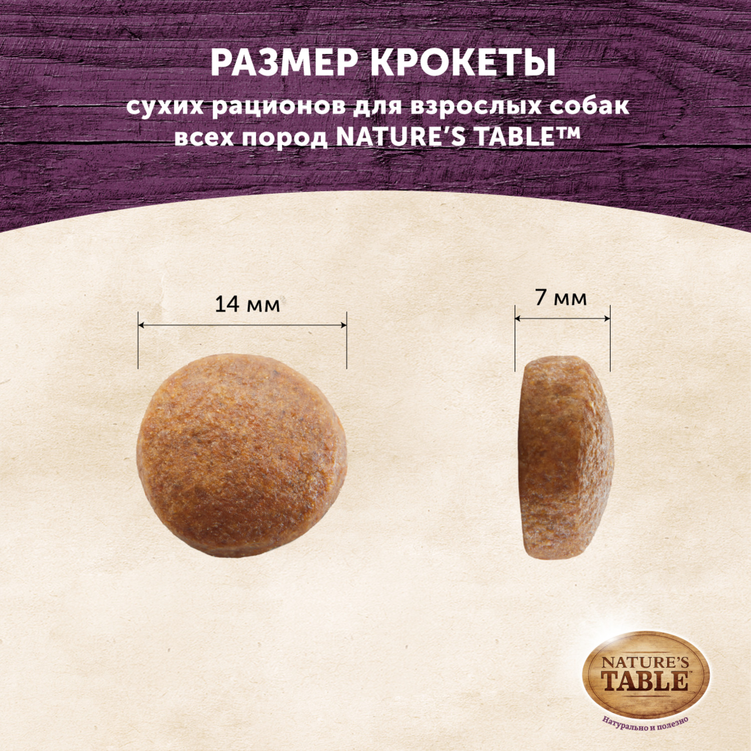 Корм для собак Natures Table индейка с овощами сухой 2.3кг - фото 5