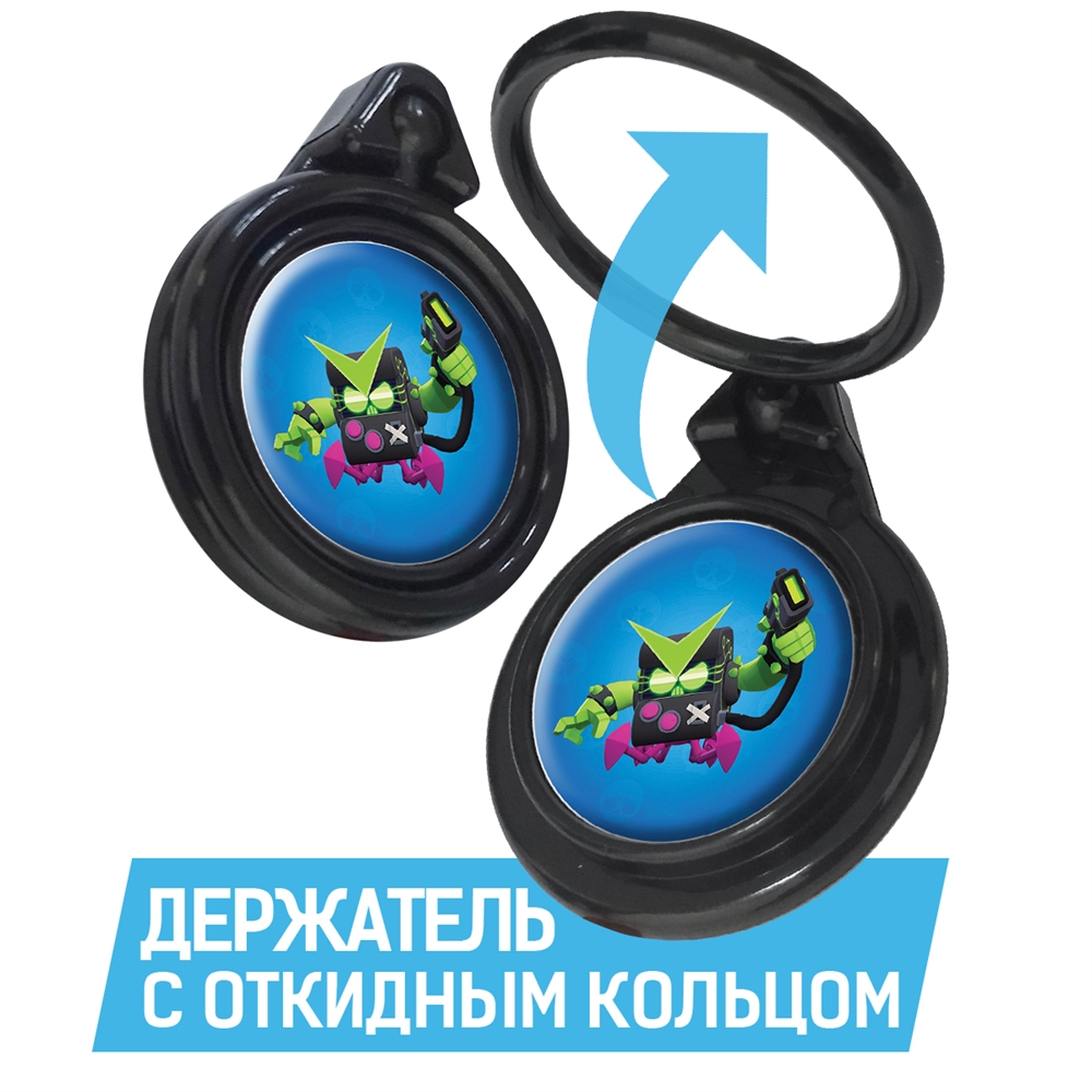 Кольцо-держатель Krutoff Brawl Stars Вирус 8Бит - фото 2