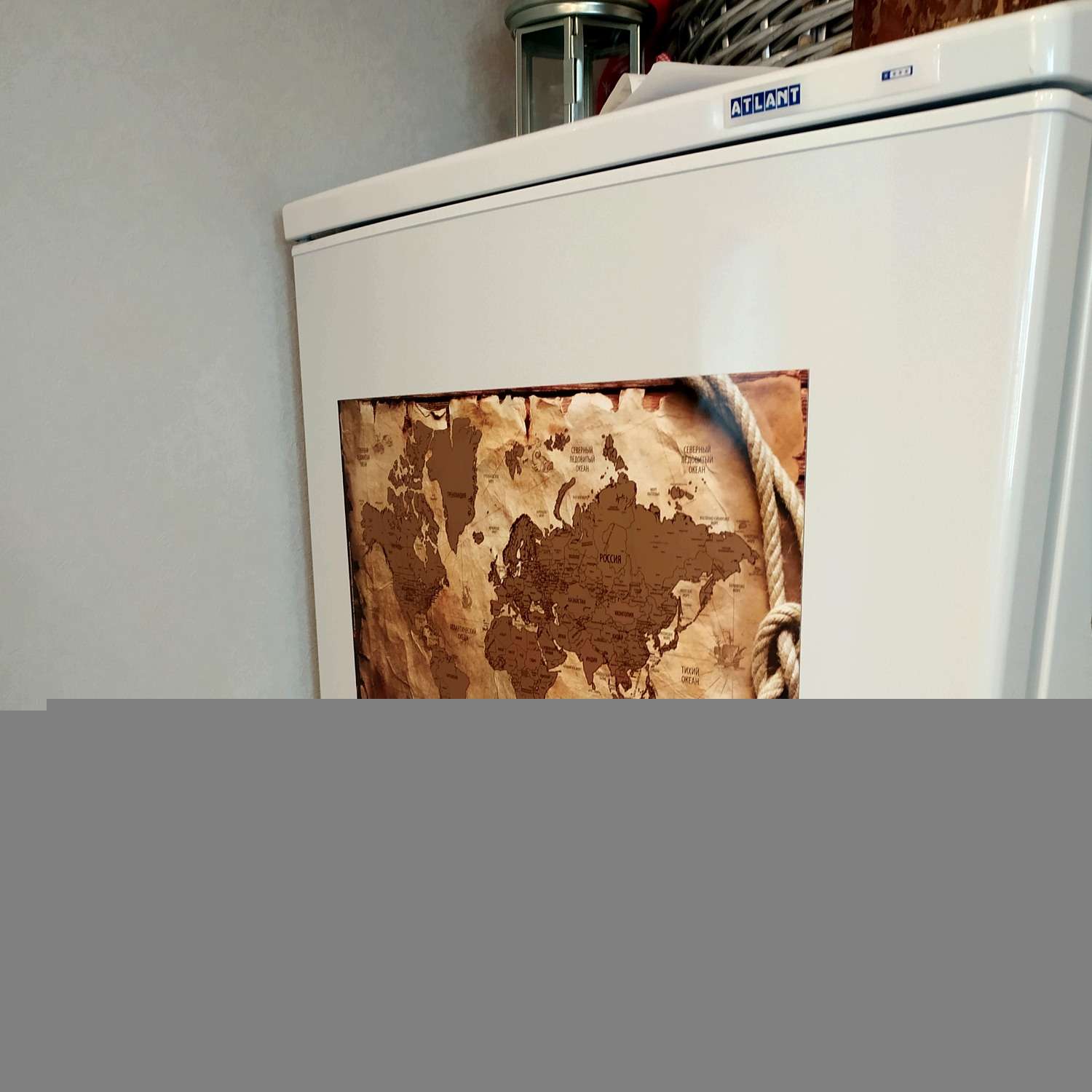 Скретч карта мира Правила Успеха магнитная на холодильник со стираемым слоем в тубусе - фото 2
