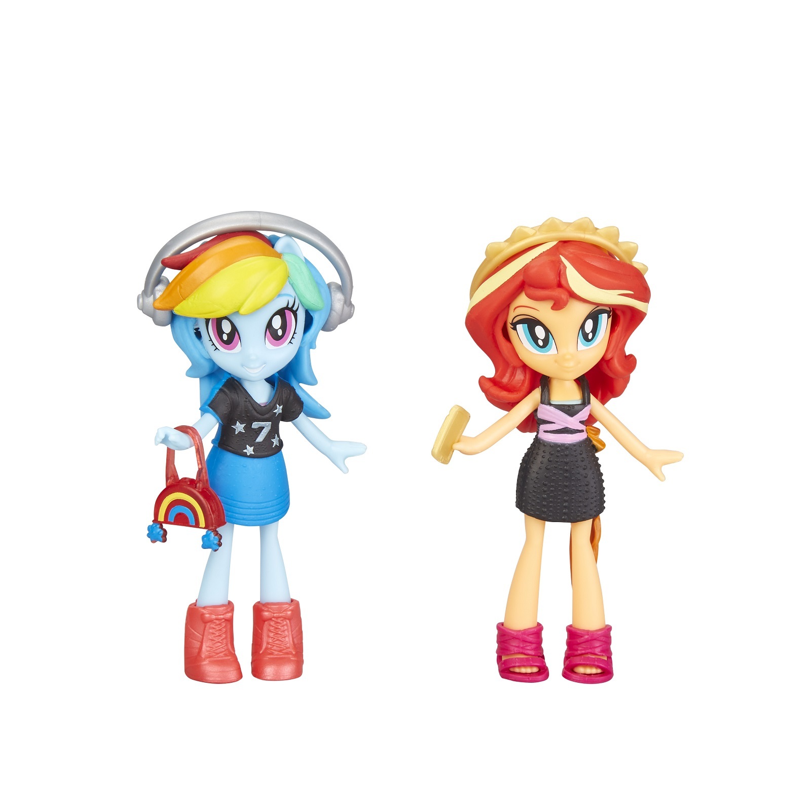 Набор игровой MLP Equestria Girls Мини-кукла Лучшие друзья Радуга Дэш и  Сансет E4244EU4 купить по цене 499 ₽ в интернет-магазине Детский мир