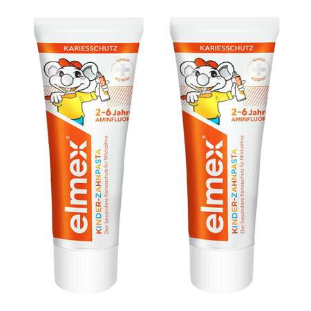 Зубная паста детская Elmex 2 шт по 50 мл