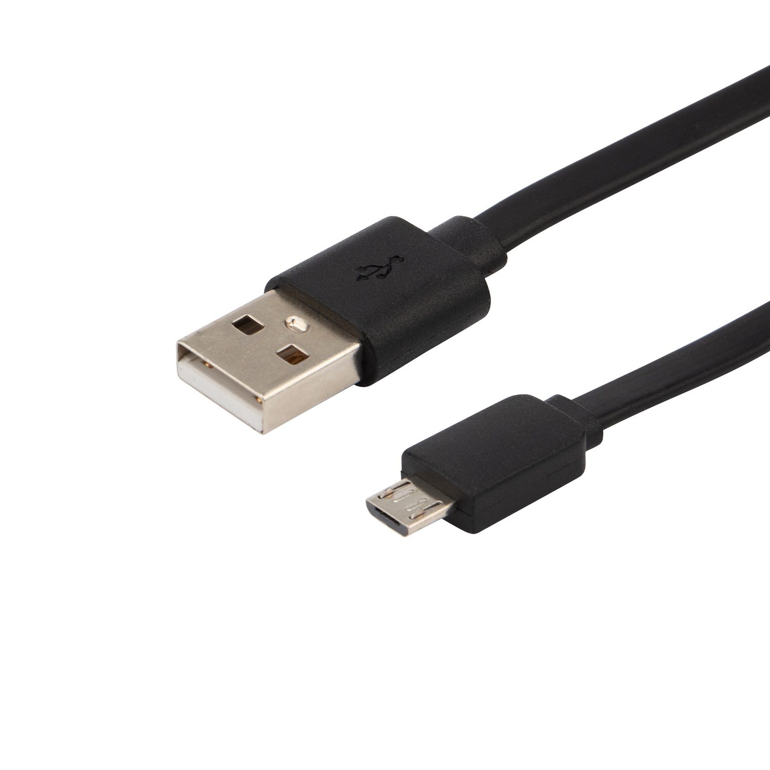 Кабель REXANT USB - microUSB 1 метр в черной ПВХ оплетке - фото 5